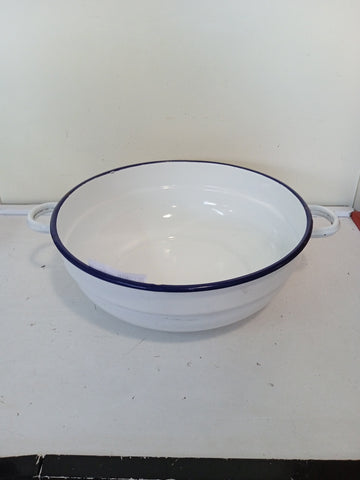 BACINELLA SMALTATA DUE MANICI H10XDIAMETRO34 CM