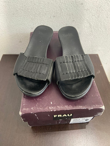 SANDALO FRAU MIS.35 NERO C/SCATOLO