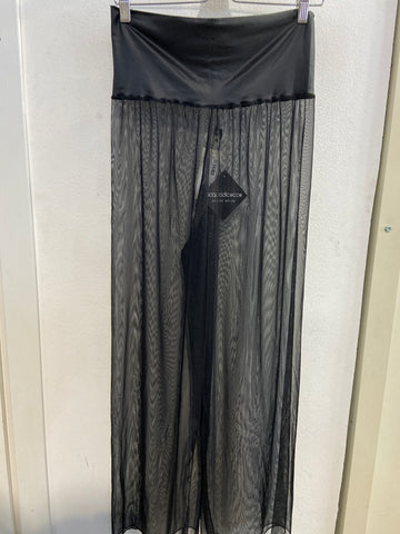 PANTALONE C/COSTUME ACQUA DI COCCO TGL NERO TRASPARENTE