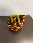 CINTURA MULTICOLOR RICAMATA GIALLO/ROSSO