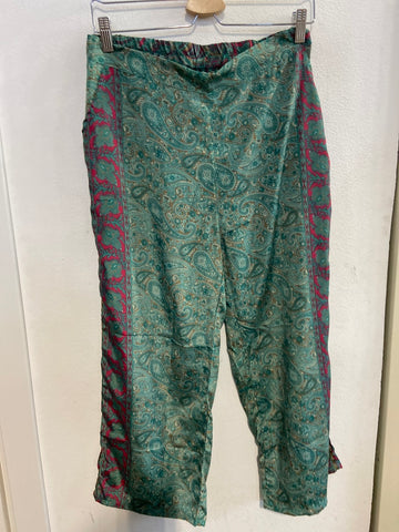 PANTALONE DONNA T.U. VERDE FANTASIA