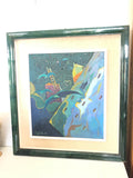 CORNICE OLIO SU TELA STILE FUTURISTA 35X40