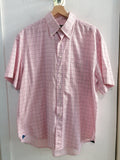 CAMICIA HAROLD&PALMER MIS.45 ROSA A QUADRI UOMO