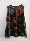 CANOTTA DESIGUAL TGXL NERO FANTASIA