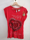 MAGLIA DESIGUAL TGS ROSSO FANTASIA