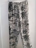 PANTALONE SOHA TGL BIANCO/NERO FANTASIA DONNA