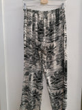 PANTALONE SOHA TGL BIANCO/NERO FANTASIA DONNA