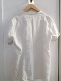 CAMICIONE DONNA OVS TG52 IN LINO BIANCO