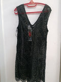 ABITO COPRICOSTUME CALZEDONIA TGM MACRAME' NERO(PARI AL NUOVO)