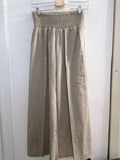 PANTALONE ICONIQUE TGS LARGO SABBIA C/ELASTICO