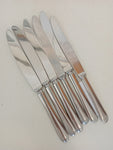 6 COLTELLI IN ACCIAIO L 23 CM