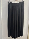 PANTALONE ZARA TGXS NERO LARGO PLISSETTATO