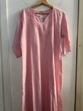 KAFTANO T.U.  IN COTONE ROSA