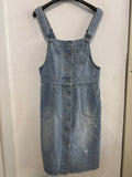 ABITO SALOPETTE JEANS TGM BLU CHIARO