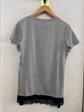 MAGLIA LIUJO TGM GRIGIO LOGATO