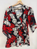 MAGLIA VALENTINA RIO TGM FANTASIA NERO/ROSSO