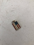 CIONDOLO BANDIERE U.S.A IN METALLO 1.5X1.5 CM