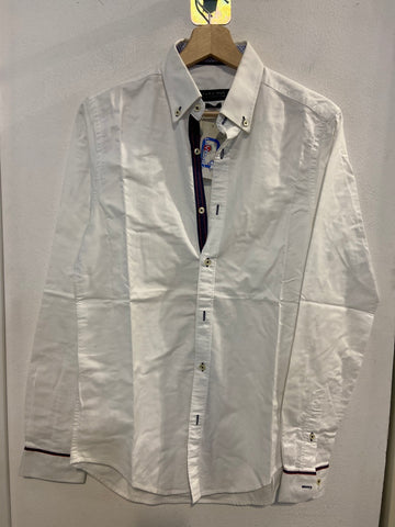 CAMICIA ZARA TGS BIANCO UOMO