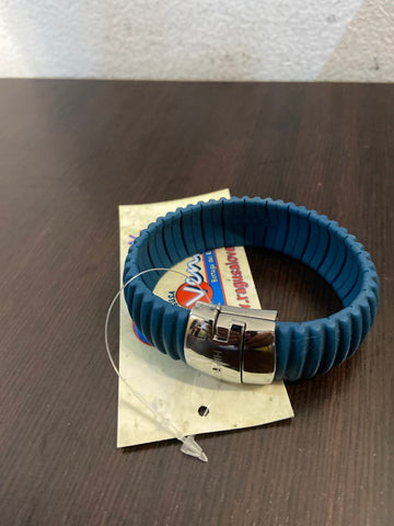 BRACCIALE HIP HOP ELASTICO BLU