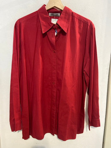 CAMICIA ELENA MIRO' TG48 ROSSO DONNA