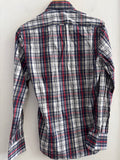 CAMICIA A.MORATO TG44 SCOZZESE BLU/ROSSO