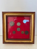 QUADRO CON COMPOSIZIONE MONETE