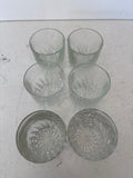 6 BICCHIERI IN VETRO ACQUA