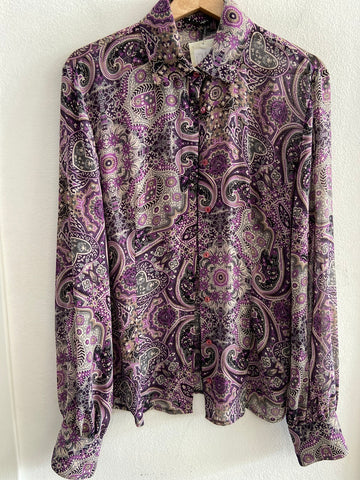 CAMICIA SISLEY TGL VIOLA FANTASIA