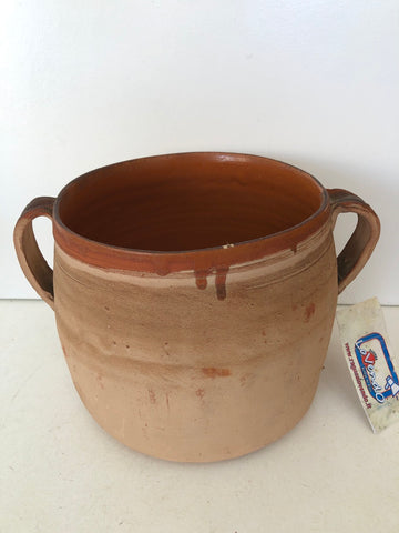 TEGAME IN TERRACOTTA DUE MANICI H15XDIAMETRO15 CM