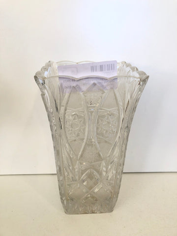 VASO IN CRISTALLO TIPO BOHEMIA H25XL10XP10 CM