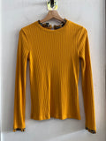 MAGLIONCINO ORSAY TGS GIALLO C/COLLETTO FANTASIA