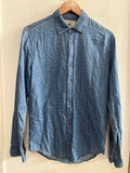 CAMICIA JEANS ZARA TGM BLU UOMO
