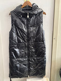 SMANICATO BOMBER LUNGO MANARI TGM NERO