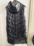 SMANICATO BOMBER LUNGO MANARI TGM NERO