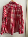 CAMICIA UOMO WRANGLER TGL ROSSO A QUADRI