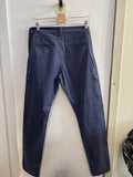 PANTALONE CARGO TG 48 BLU COTONE UOMO