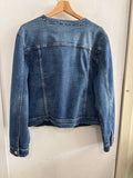 GIUBBINO JEANS KISS PINK TG3XL BLU DONNA
