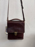 BORSELLO TONY PEROTTI IN VERA PELLE MARRONE