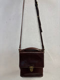 BORSELLO TONY PEROTTI IN VERA PELLE MARRONE