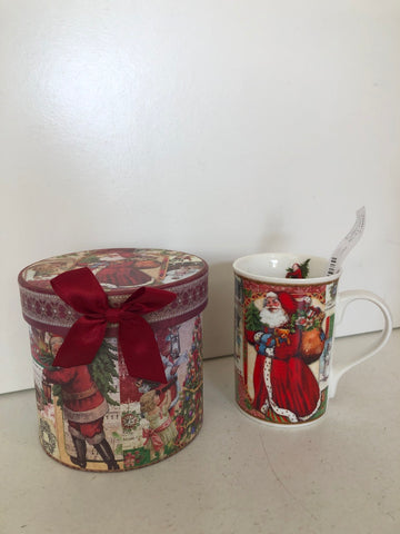 TAZZA IN PORCELLANA NATALIZIA C/CONFEZIONE H8XDIAMETRO5 M