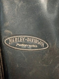 GIUBOTTO HARLEY DAVIDSON SIZE L IN PELLE MARRONE C/PROTEZIONI SPALLE