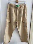 PANTALONE BENETTON TGM BEIGE DONNA