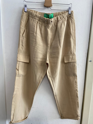 PANTALONE BENETTON TGM BEIGE DONNA