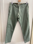 PANTALONE HERMITAGE TG48 VERDE PASTELLO UOMO