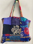 BORSA MARE IN TESSUTO MULTICOLOR