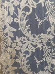 TOVAGLIA LENE BJERRE GRIGIO IN PIZZO L150X220CM