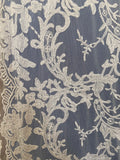 TOVAGLIA LENE BJERRE GRIGIO IN PIZZO L150X220CM