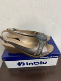 ZEPPE INBLU MIS.40 GRIGIO STRASS C/SCATOLO