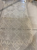RUNNER L46X205CM TRAFORATO BIANCO C/NAPPINE