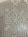 RUNNER L46X205CM TRAFORATO BIANCO C/NAPPINE